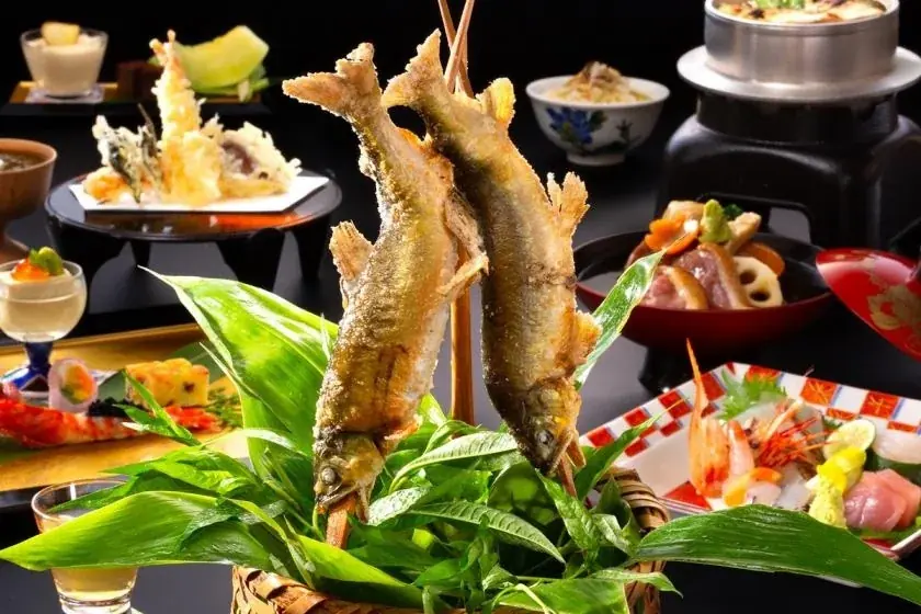6月15日開始｜吉祥やまなか 鮎会席と地酒飲み比べ