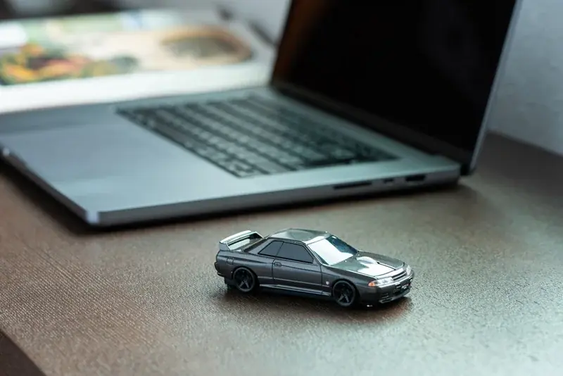 まるでミニカーな「日産スカイライン GT-R（BNR32）」型 無線マウス、Amazonで予約販売開始！ 画像 3