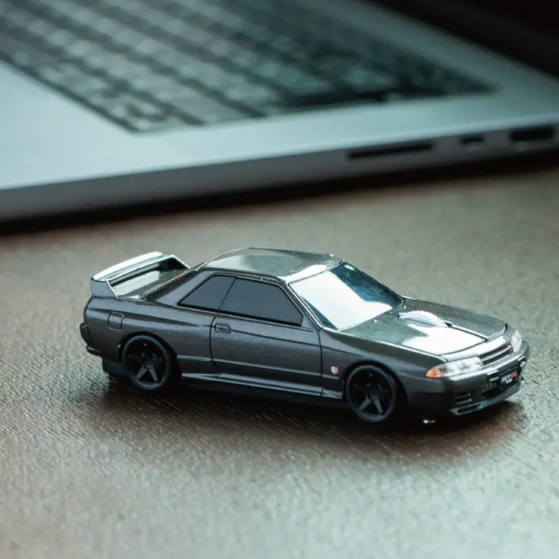 まるでミニカーな「日産スカイライン GT-R（BNR32）」型 無線マウス、Amazonで予約販売開始！ 画像 6