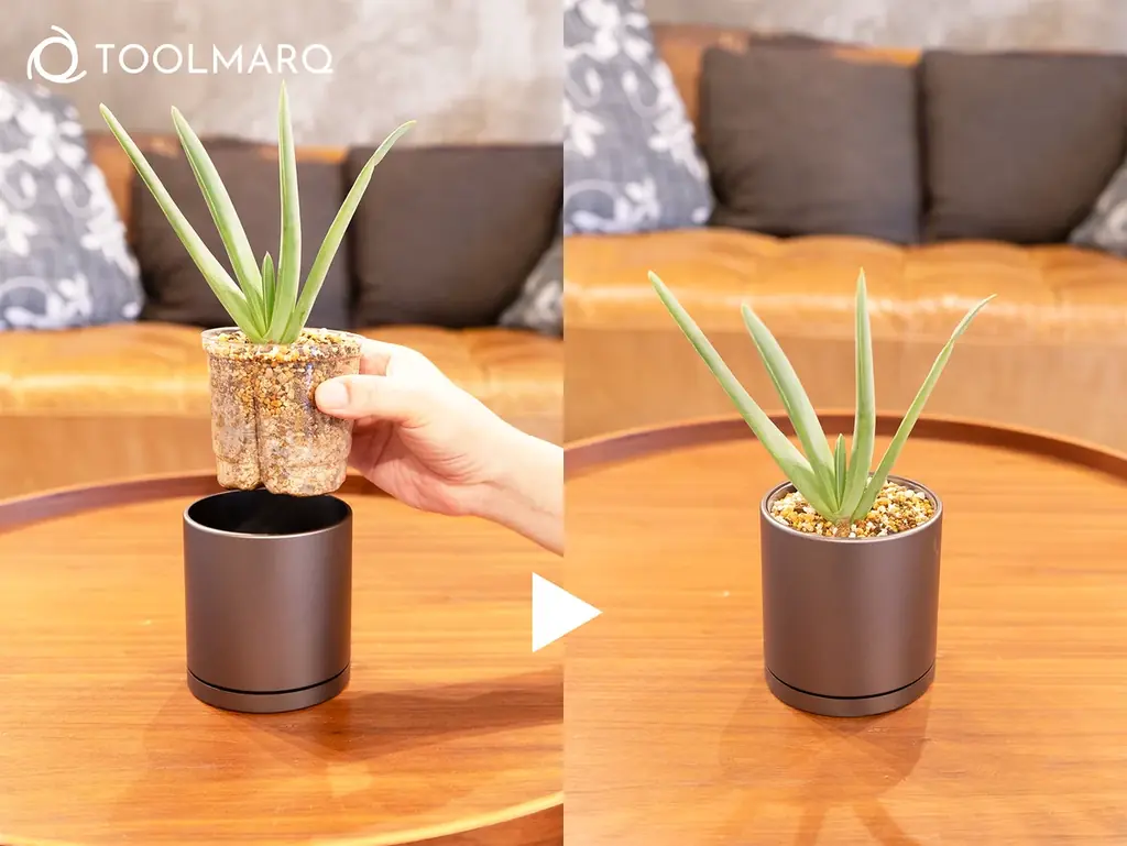 【ライフスタイル提案】片手で持ち運べるガジェットのようなアルミプランター 画像 4
