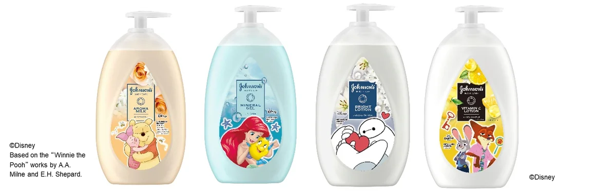 ジョンソン×ディズニー限定4種、6月1日ウエルシア発売