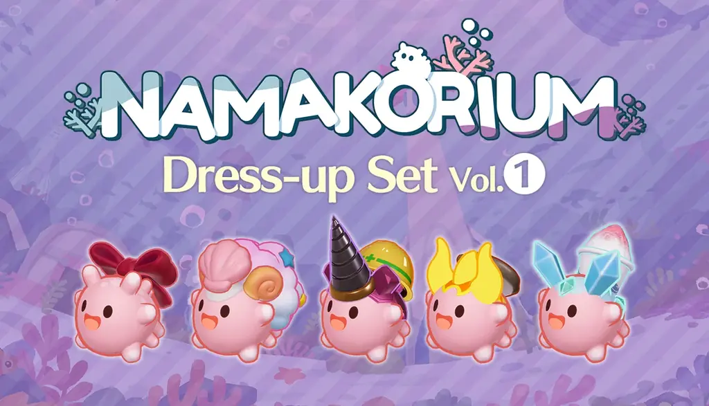 『NAMAKORIUM（ナマコリウム）』正式版をリリース、過去最大40%OFFの900円で販売。ボスバトル・新ステージ追加の大型アップデート&着せ替えDLC配信 画像 7