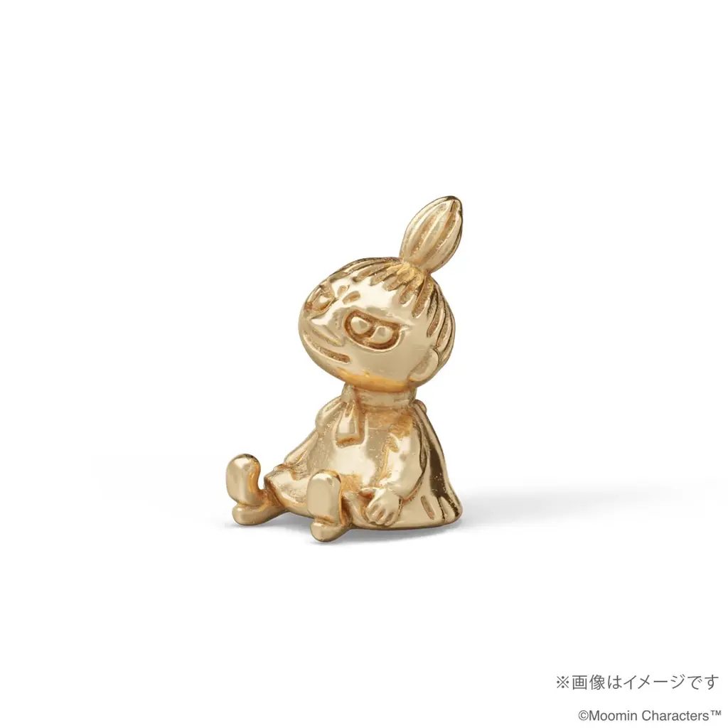 【MOOMIN】18金製「リトルミイ」ミニフィギュア。約1cm未満に後ろボタンまで再現 画像 2
