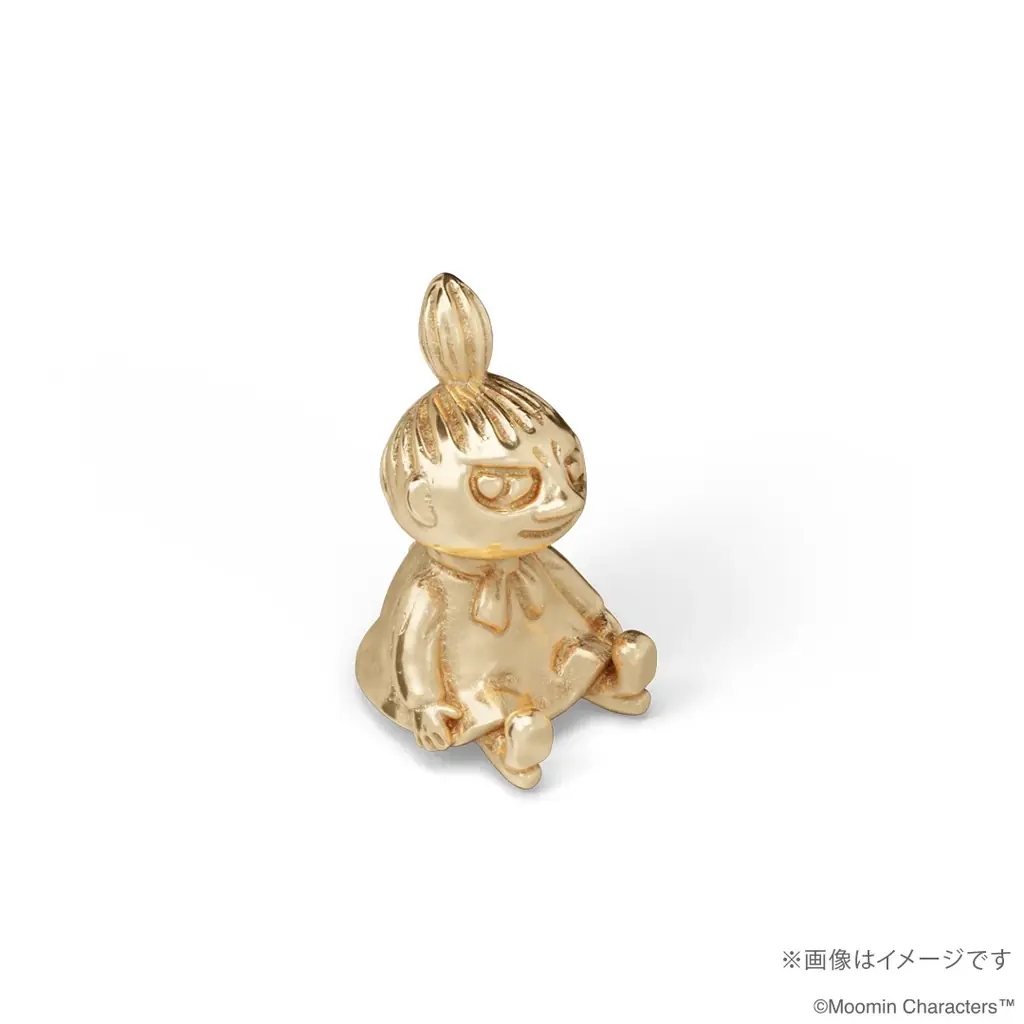 【MOOMIN】18金製「リトルミイ」ミニフィギュア。約1cm未満に後ろボタンまで再現 画像 3