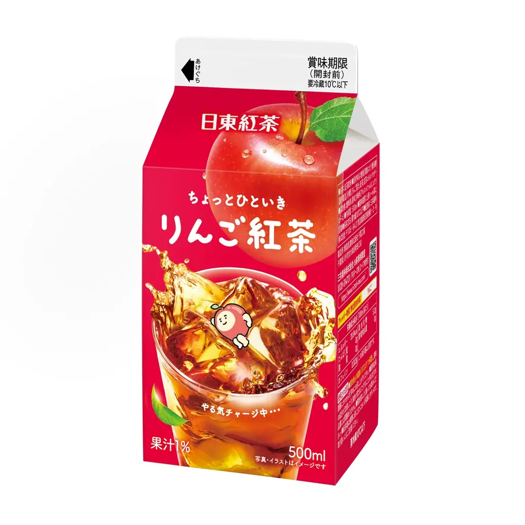 初夏にぴったり、りんごの香り広がるチルド紙パックフルーツティーが約25年ぶりに登場！ 自家抽出紅茶使用の「日東紅茶 りんご紅茶」2026年5月26日（火）より関東地区のファミリーマートにて期間限定発売 画像 2