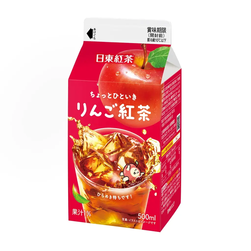 初夏にぴったり、りんごの香り広がるチルド紙パックフルーツティーが約25年ぶりに登場！ 自家抽出紅茶使用の「日東紅茶 りんご紅茶」2026年5月26日（火）より関東地区のファミリーマートにて期間限定発売 画像 3