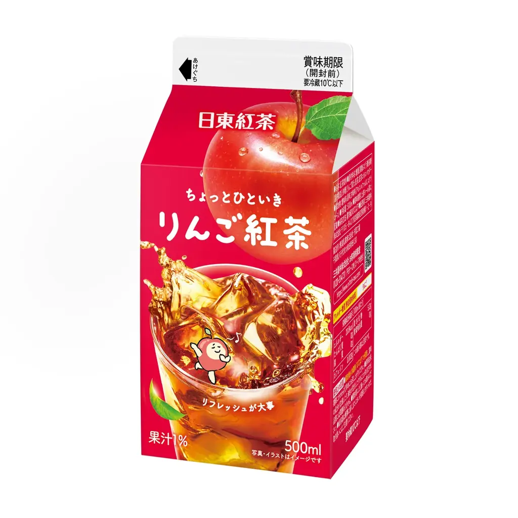 初夏にぴったり、りんごの香り広がるチルド紙パックフルーツティーが約25年ぶりに登場！ 自家抽出紅茶使用の「日東紅茶 りんご紅茶」2026年5月26日（火）より関東地区のファミリーマートにて期間限定発売 画像 5