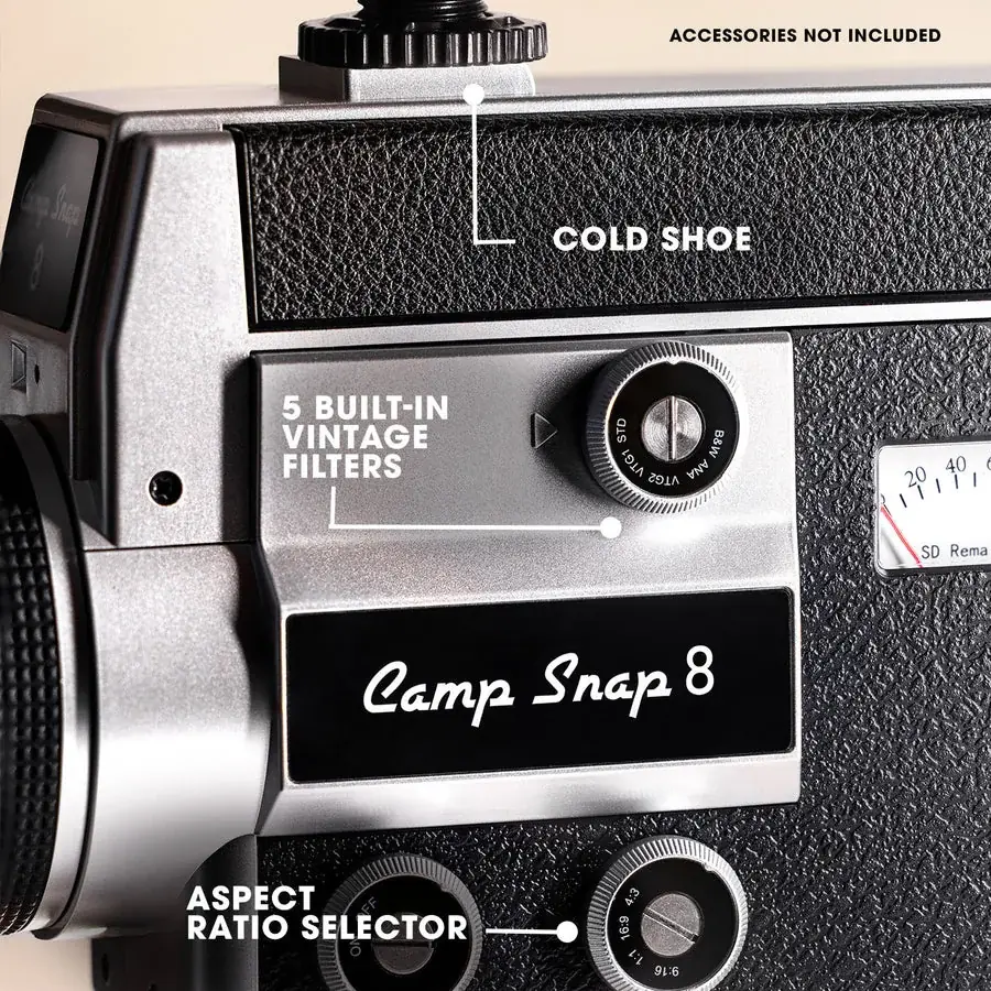【アメリカ・カナダで話題】“今その瞬間を楽しむ” Camp Snapから新モデル登場。スクリーンレスカメラ＆レトロスタイルビデオカメラを新発売 画像 14