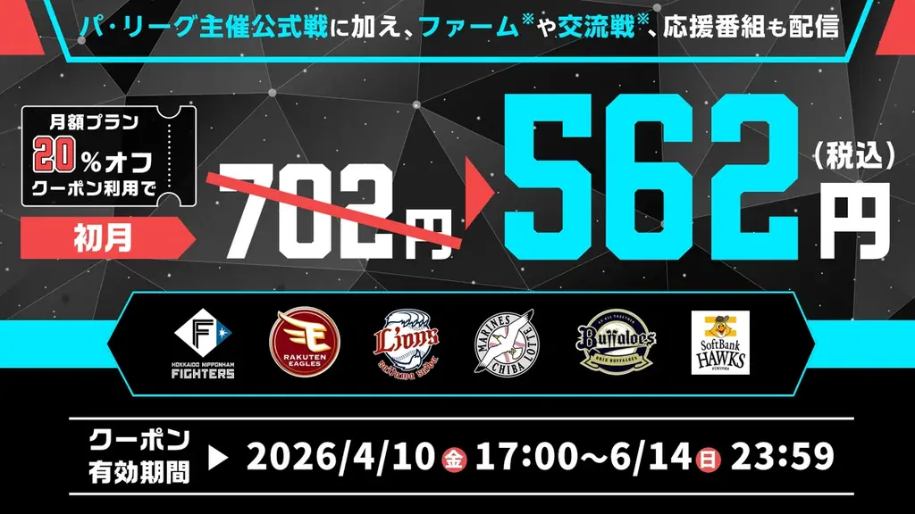 「Rakuten TV」、「Rakuten パ・リーグ Special」の配信コンテンツを拡充し、AI技術を活用した「全球ダイジェスト」の提供を開始 画像 3