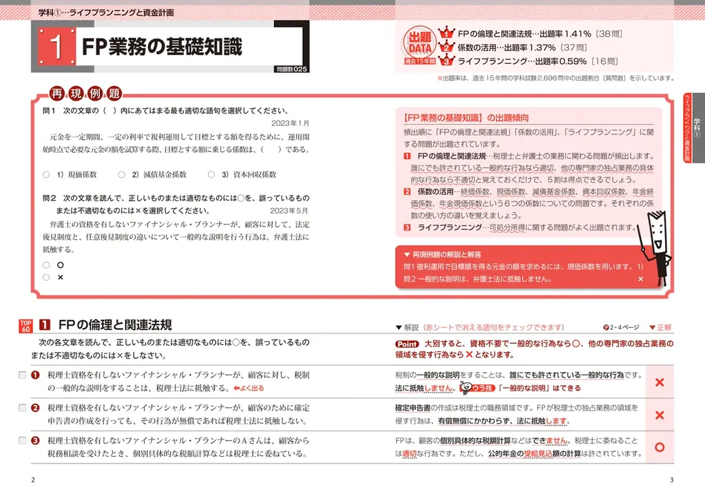 【シリーズ累計65万部突破】FP試験カバー率95％超！ 「最短合格」のバイブル『史上最強FPシリーズ』最新版が発売！！ 画像 3