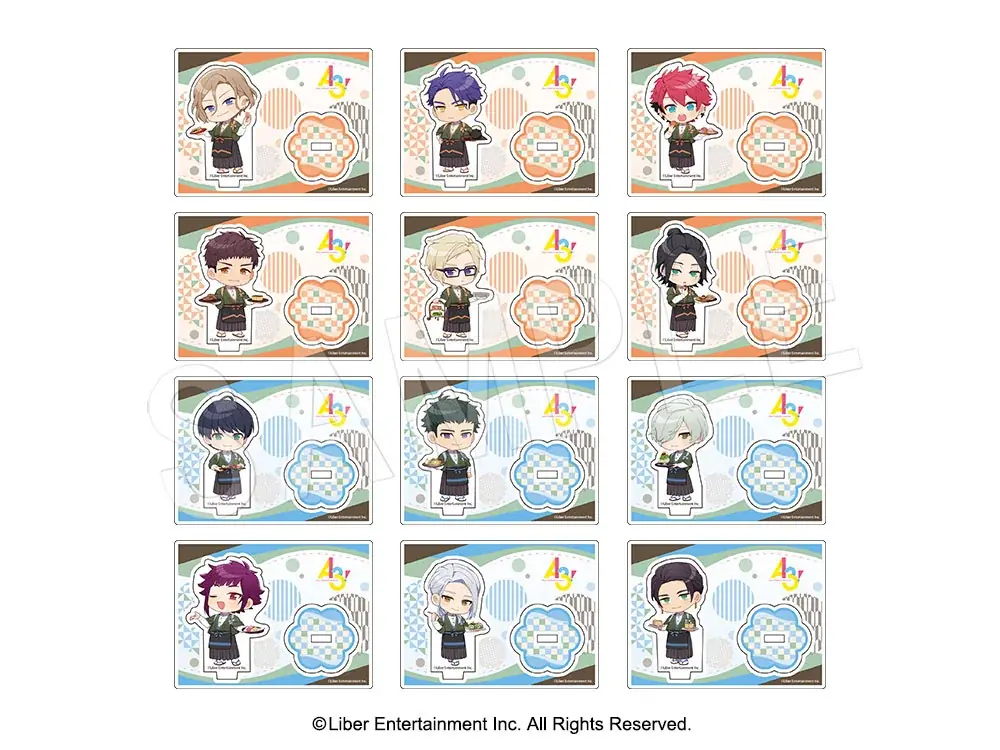 『A3!』×SWEETS PARADISEコラボ「MANKAI PARADISE」vol.2が開催決定！”和風カフェ”をコンセプトにした描き下ろしイラストの新作グッズが登場！ 画像 10