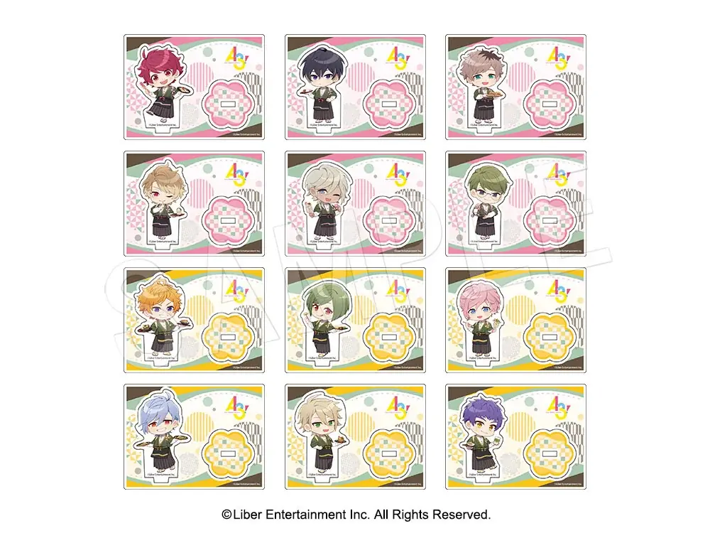 『A3!』×SWEETS PARADISEコラボ「MANKAI PARADISE」vol.2が開催決定！”和風カフェ”をコンセプトにした描き下ろしイラストの新作グッズが登場！ 画像 9