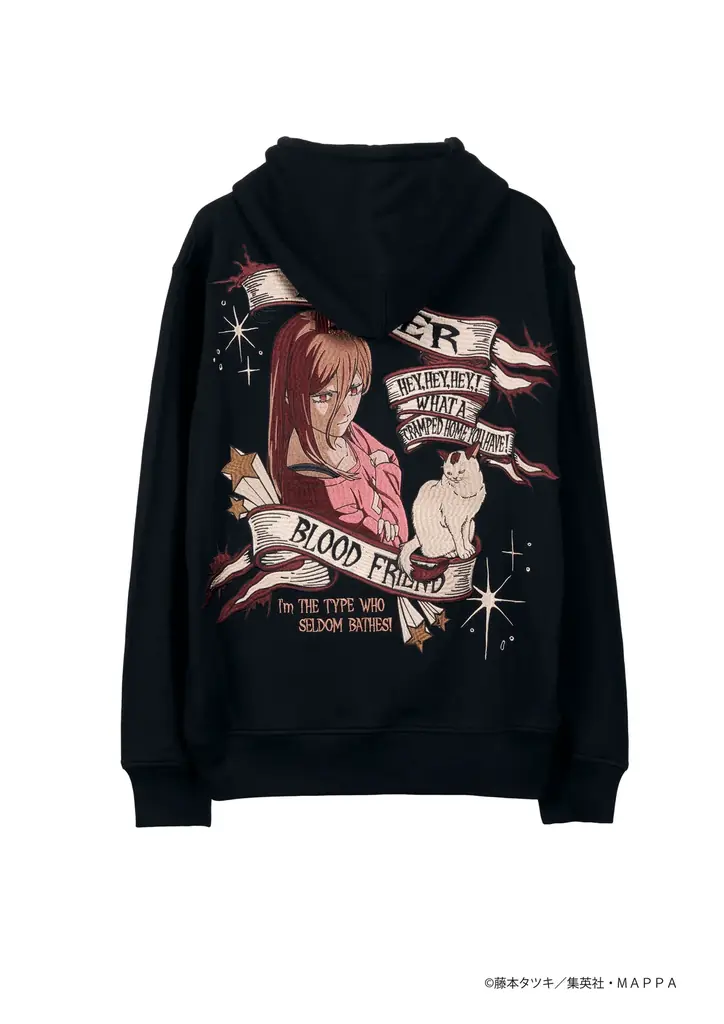TVアニメ『チェンソーマン』より、圧倒的クオリティの「刺繍スカジャン」など新作アパレル全5型が解禁！ 画像 17