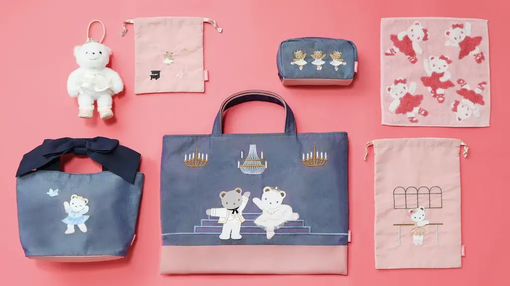 Chacott×familiar初のコラボが実現！ バレリーナのクマちゃんが描かれたリュックサックやTシャツなど親子で楽しめるアイテムが両ブランド異なるラインナップで計14種登場 画像 9