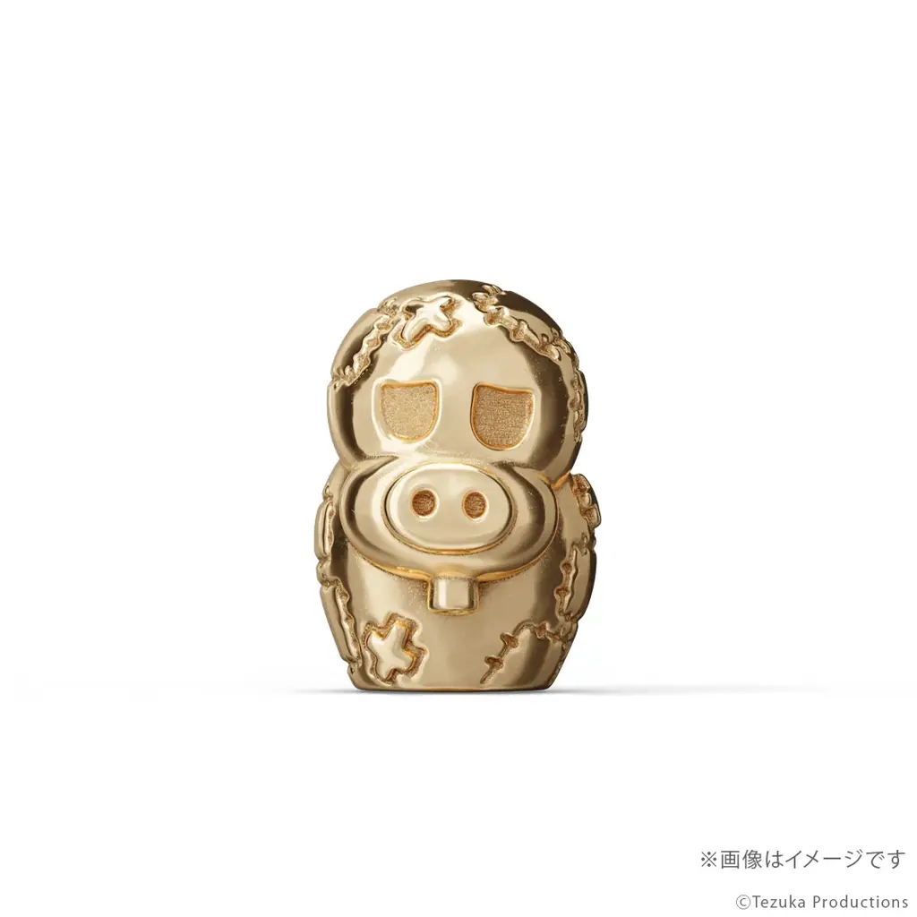 世界初？！※手塚治虫漫画の名キャラクター『ヒョウタンツギ』。約9mmの18金製ミニフィギュア 画像 2