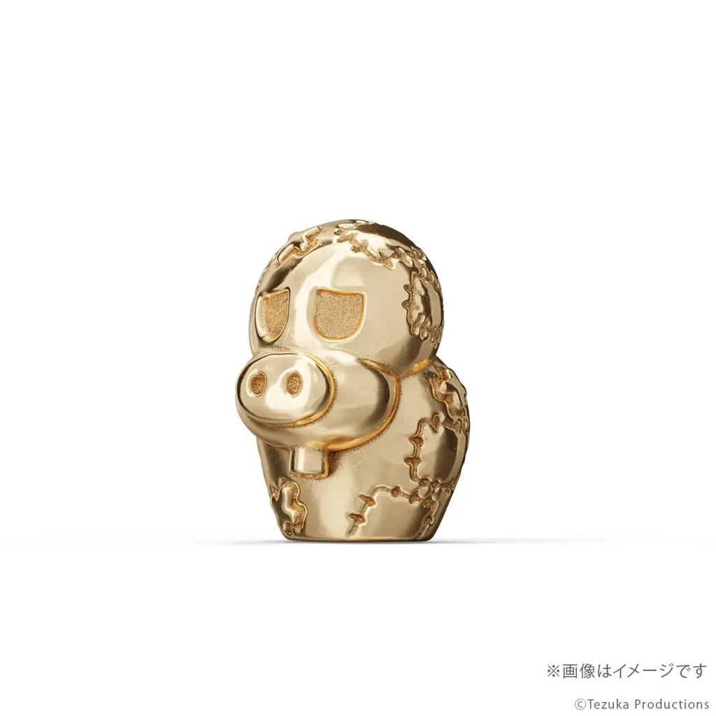 世界初？！※手塚治虫漫画の名キャラクター『ヒョウタンツギ』。約9mmの18金製ミニフィギュア 画像 5