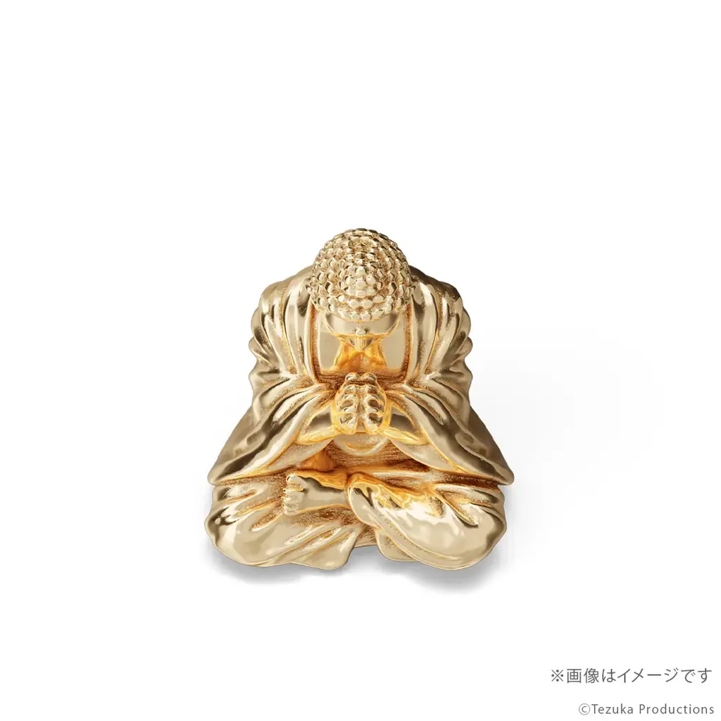 手塚治虫版『ブッダ』18金製ミニフィギュア。手を合わせて祈る姿を再現。ジュエリー職人が手掛けた温かくも切ない造形美 画像 6