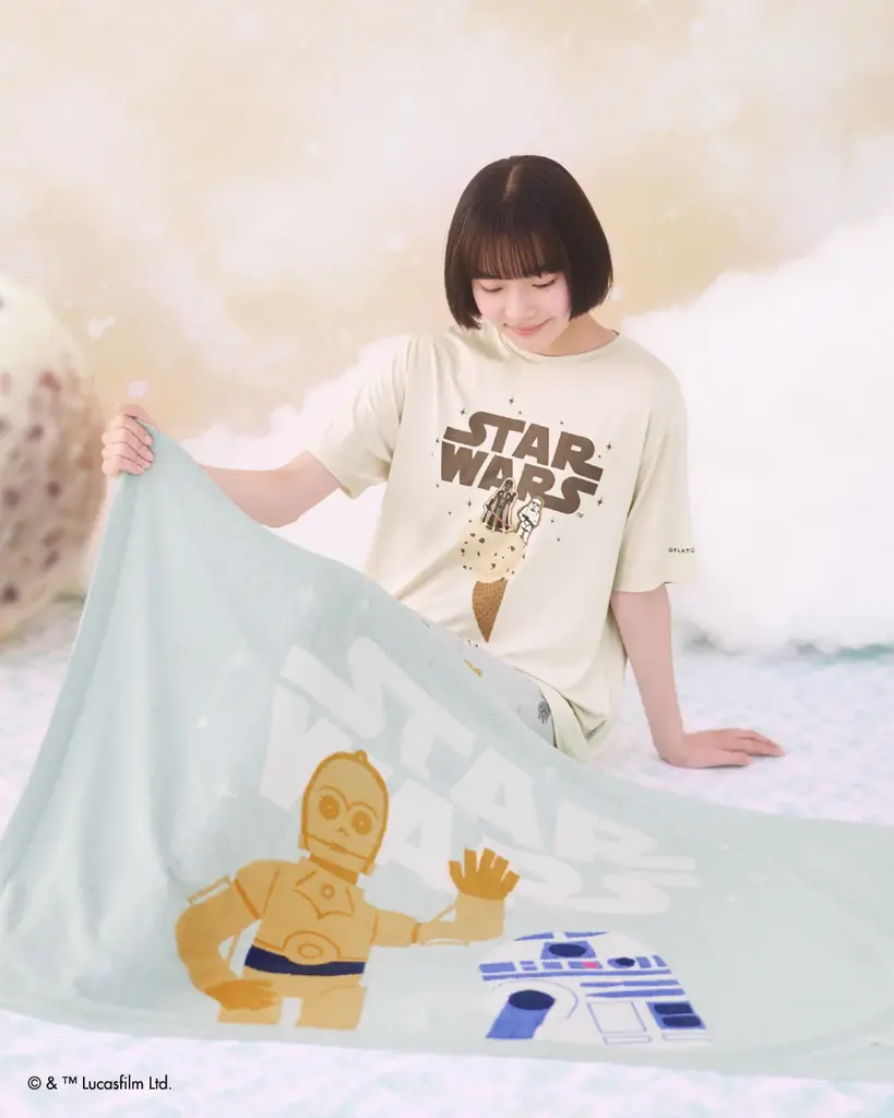 【gelato pique】『STAR WARS』の銀河や惑星をジェラート ピケらしく甘くとろけるアイスで表現し、人気キャラクターをあしらった遊び心あるコレクションが初登場！＜6月5日発売＞ 画像 14