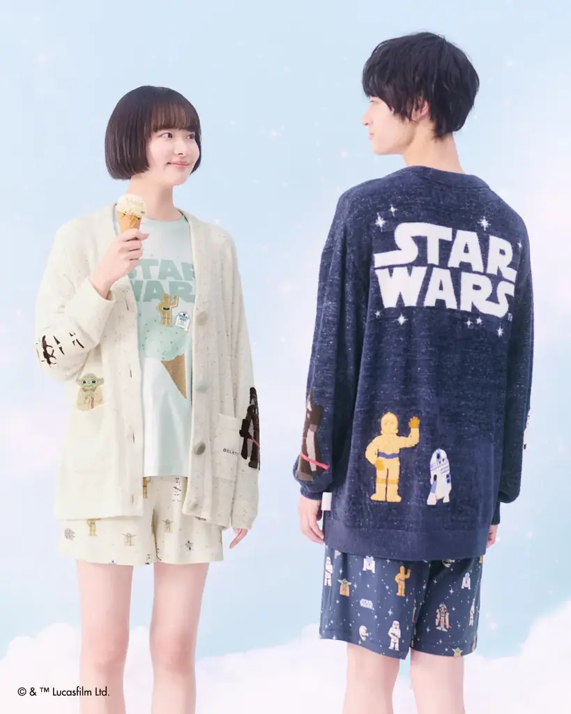 【gelato pique】『STAR WARS』の銀河や惑星をジェラート ピケらしく甘くとろけるアイスで表現し、人気キャラクターをあしらった遊び心あるコレクションが初登場！＜6月5日発売＞ 画像 3