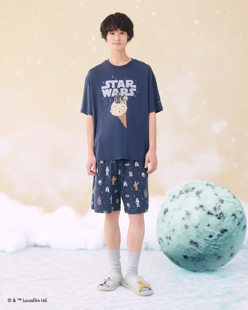 【gelato pique】『STAR WARS』の銀河や惑星をジェラート ピケらしく甘くとろけるアイスで表現し、人気キャラクターをあしらった遊び心あるコレクションが初登場！＜6月5日発売＞ 画像 8