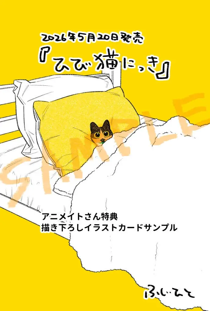 ふじひと氏3年ぶり待望の新作『ひび猫にっき』が2026年5月20日（水）発売！ 画像 8