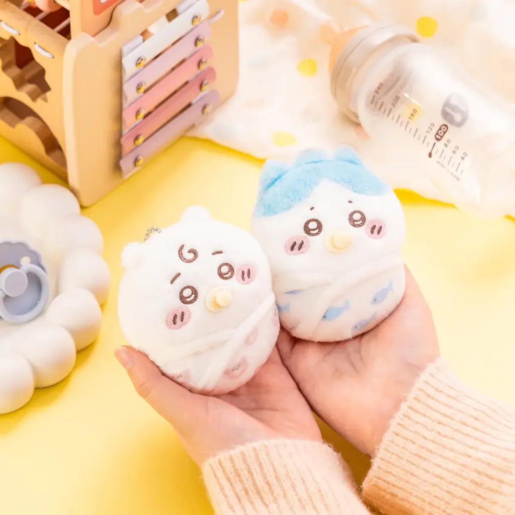 ちいかわたちのおしゃぶりやおくるみ姿に癒される♪ハズレなしオンラインくじ「Chiikawa Baby ぬいぐるみくじ」5月26日（火）11時から販売開始 画像 16