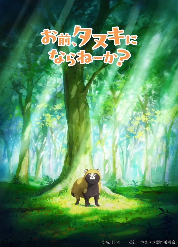 お前、タヌキにならねーか？TVアニメ化、特報公開
