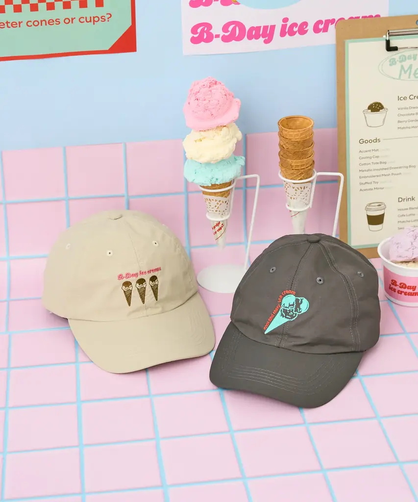 【BIRTHDAY BAR】架空のアイスクリームショップ「Ｂ-DAY ice cream」をテーマにしたオリジナルグッズが登場！ 画像 10