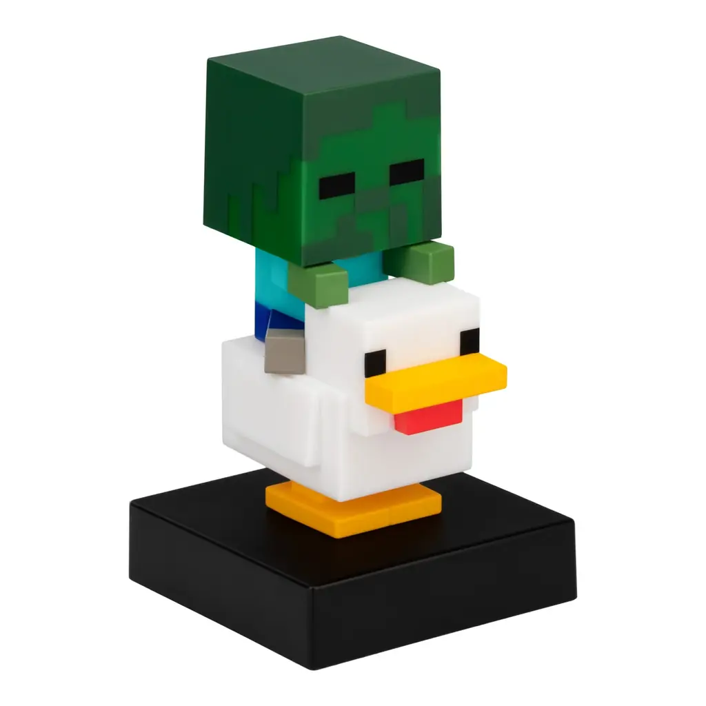 マインクラフトよりチキンジョッキーのフィギュアライトとふわふわスタンドライトが仲間入り！2026年5月21日より予約受付開始！ 画像 2
