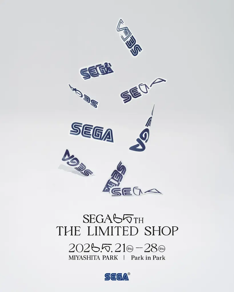 セガ設立65周年を記念する期間限定ショップ「SEGA 65th THE LIMITED SHOP」が渋谷・MIYASHITA PARKにて本日オープン！ 画像 1