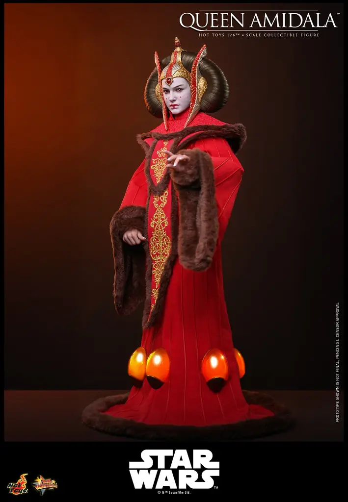 『スター・ウォーズ エピソード1／ファントム・メナス』より、象徴的な衣装をまとうアミダラ女王が1/6スケールで立体化！ 画像 10