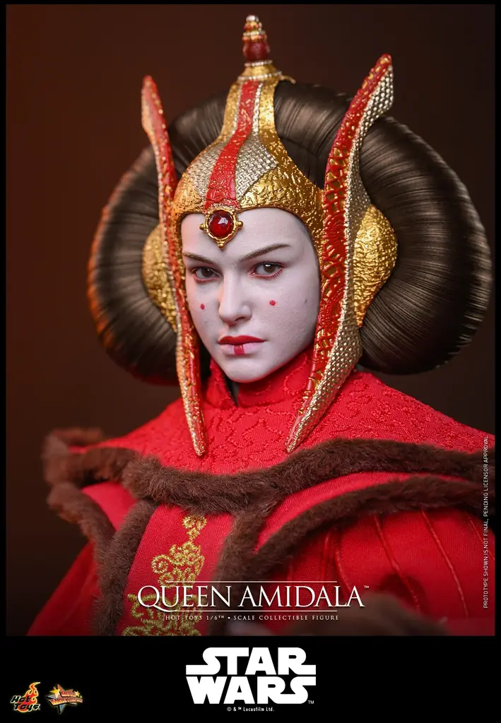 『スター・ウォーズ エピソード1／ファントム・メナス』より、象徴的な衣装をまとうアミダラ女王が1/6スケールで立体化！ 画像 3