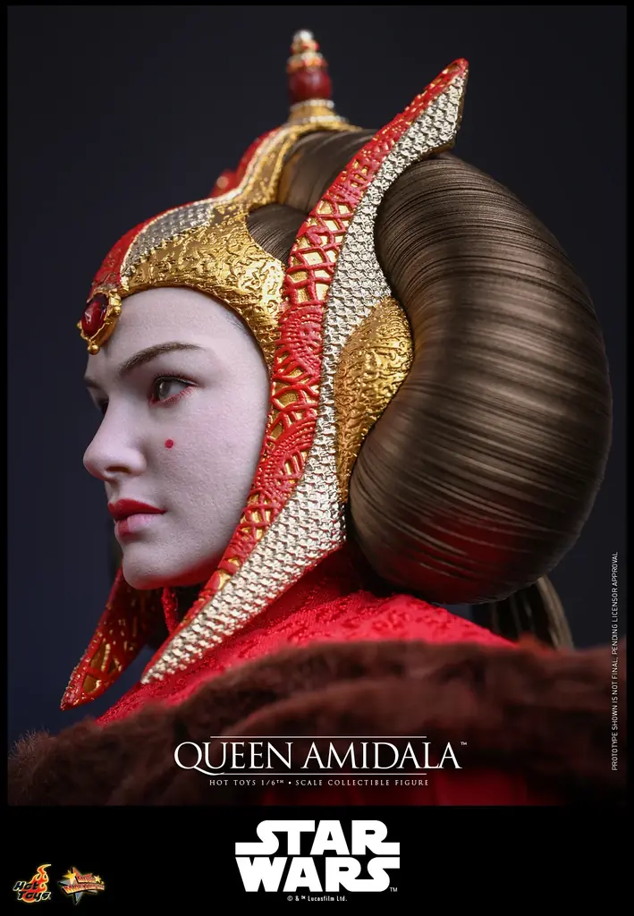 『スター・ウォーズ エピソード1／ファントム・メナス』より、象徴的な衣装をまとうアミダラ女王が1/6スケールで立体化！ 画像 5