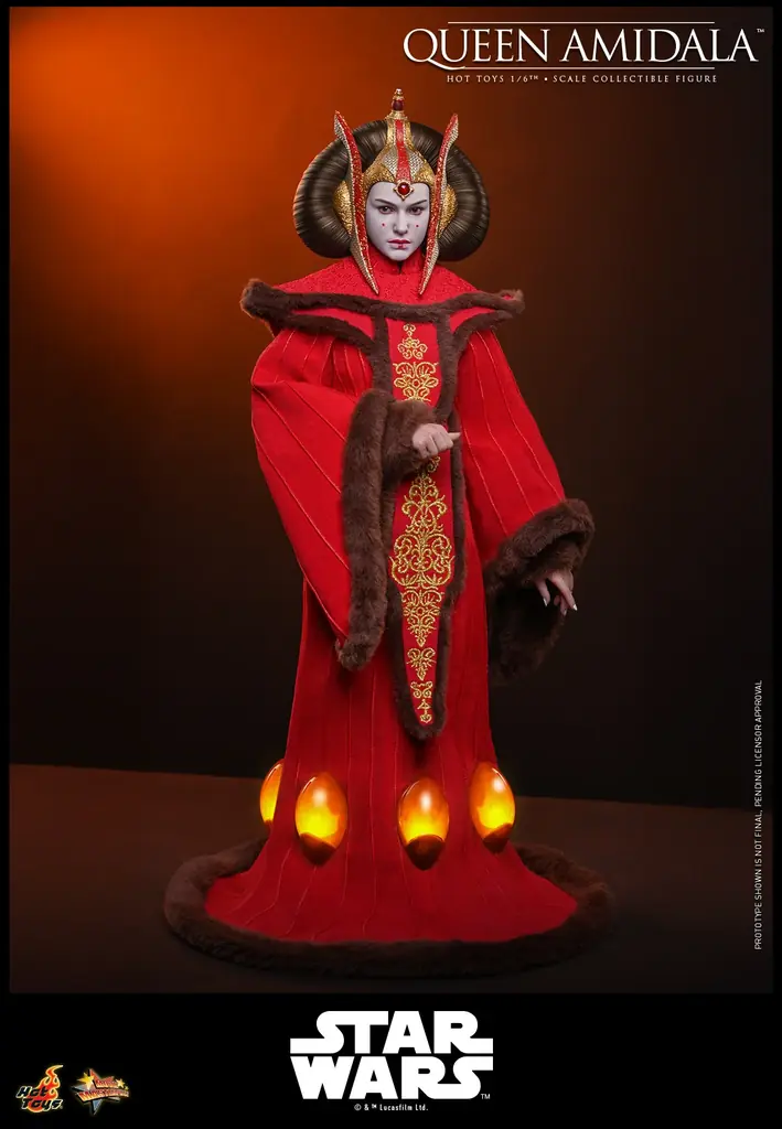 『スター・ウォーズ エピソード1／ファントム・メナス』より、象徴的な衣装をまとうアミダラ女王が1/6スケールで立体化！ 画像 6