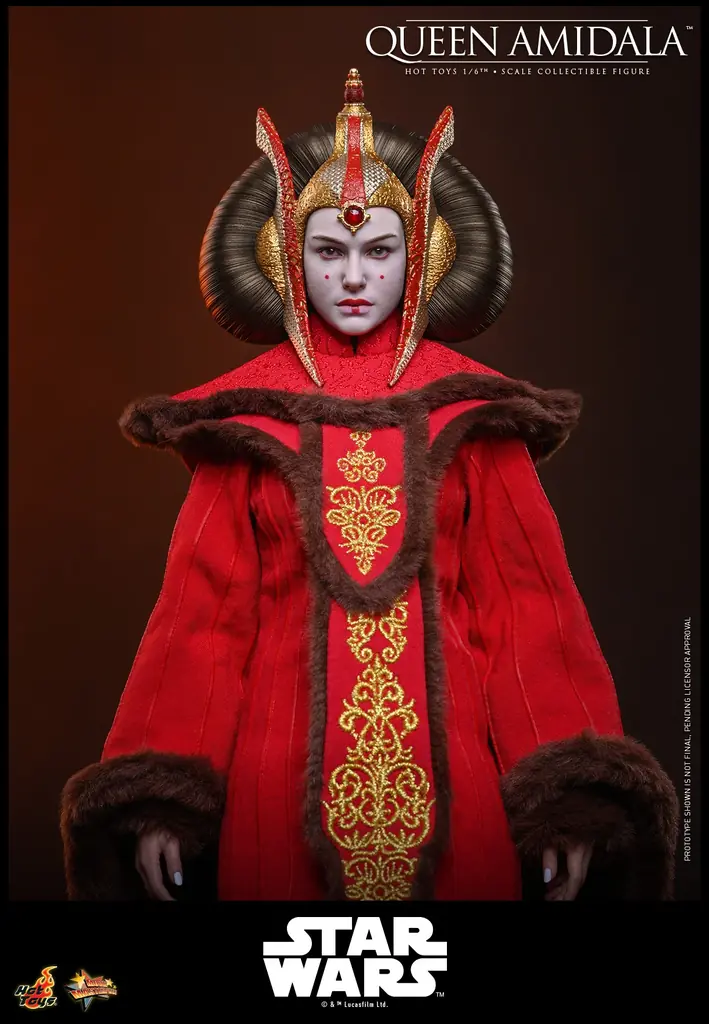 『スター・ウォーズ エピソード1／ファントム・メナス』より、象徴的な衣装をまとうアミダラ女王が1/6スケールで立体化！ 画像 7