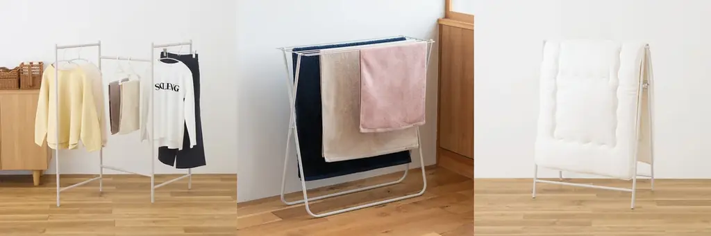 KEYUCAのたためる物干しで梅雨の部屋干しを快適に