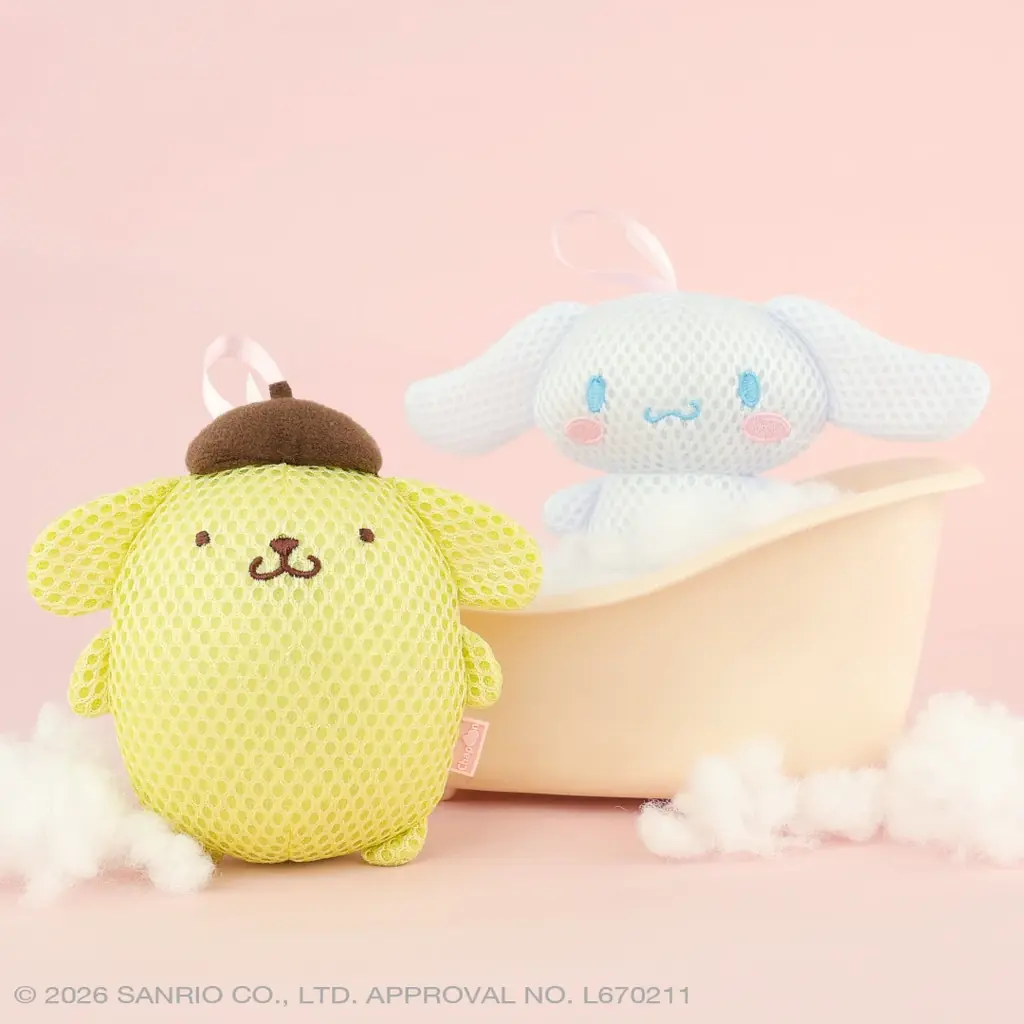 5月23日発売 サンリオ・ポムポムプリン＆シナモロールのバスぐるみ