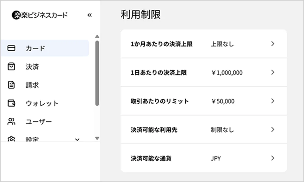 ラクス、法人カード「楽楽ビジネスカード」を提供開始 画像 4