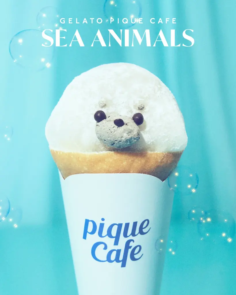 【gelato pique cafe(ジェラート ピケ カフェ)】昨年大好評の“あざらしクレープ”が再登場！海の生き物たちをイメージした “SEA ANIMALS” フェアを開催〈5月29日(金)〉 画像 2