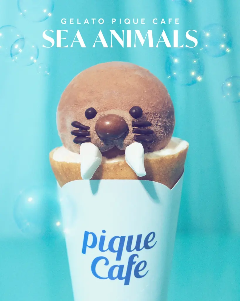 【gelato pique cafe(ジェラート ピケ カフェ)】昨年大好評の“あざらしクレープ”が再登場！海の生き物たちをイメージした “SEA ANIMALS” フェアを開催〈5月29日(金)〉 画像 3