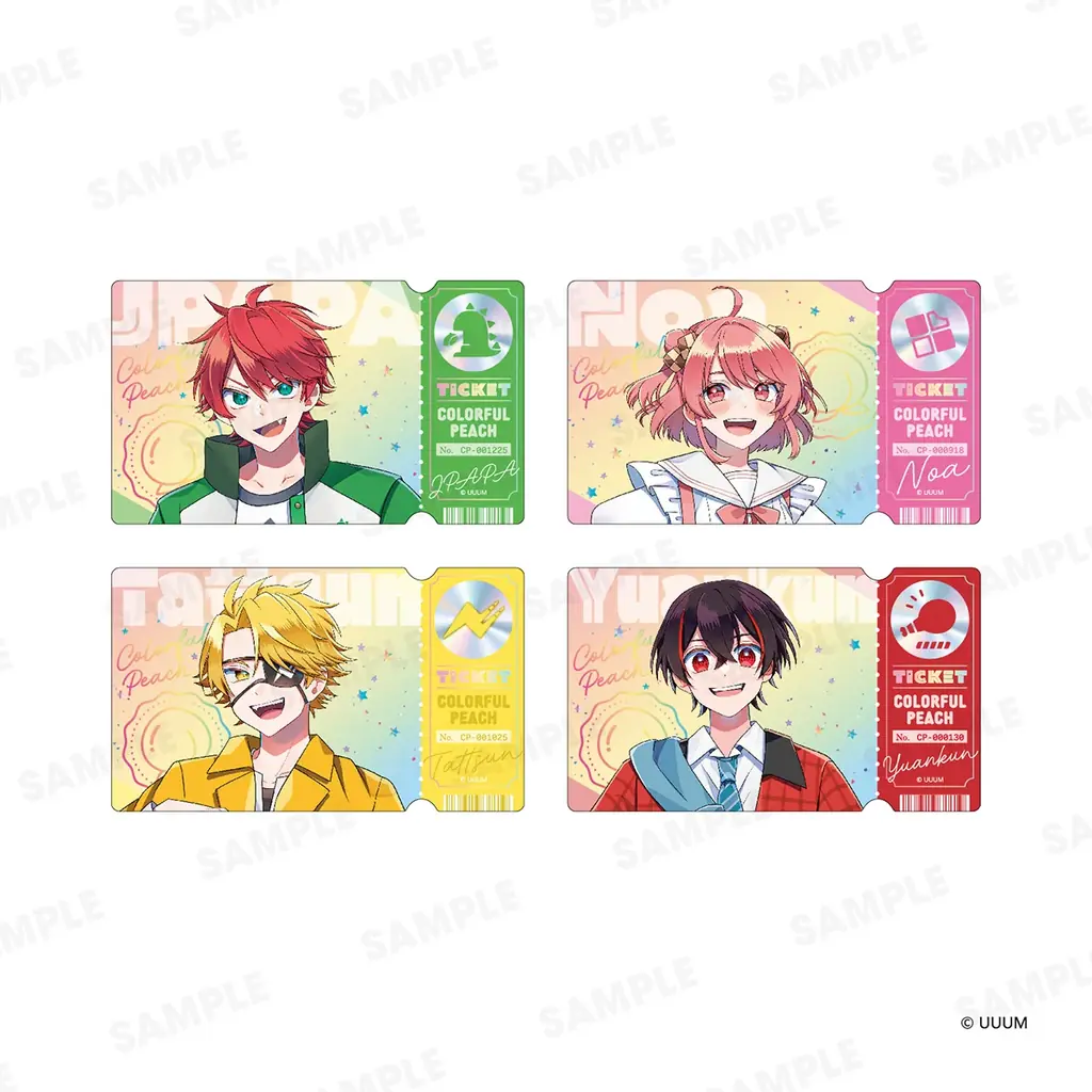 『カラフルピーチ』のオリジナルクリアカード付きポップコーンが発売！ 画像 3