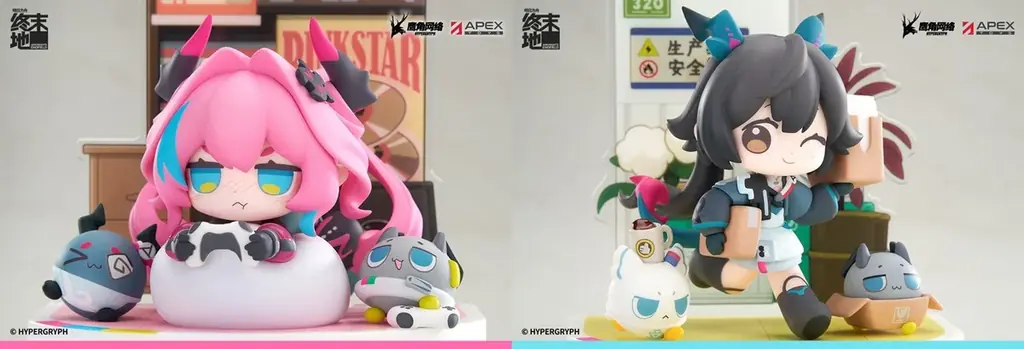 『Cutiesシリーズ アークナイツ：エンドフィールド 完成品フィギュア』の「イヴォンヌ」「 チェン・センユー」が登場。 画像 2