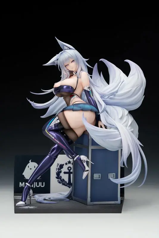 『アズールレーン』より、「信濃」が着せ替え「寝待の銀輿」の姿でフィギュア化。LEDアクリル展示ケース付きスペシャル版も登場。 画像 5