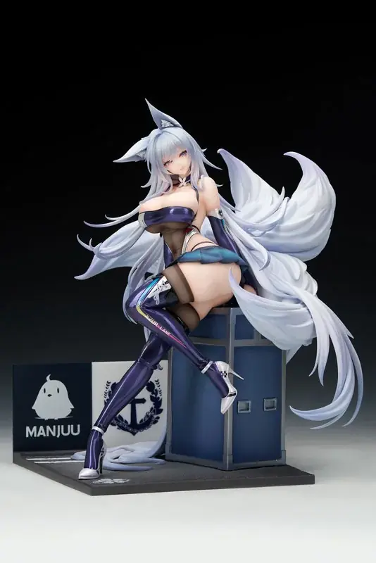 『アズールレーン』より、「信濃」が着せ替え「寝待の銀輿」の姿でフィギュア化。LEDアクリル展示ケース付きスペシャル版も登場。 画像 6