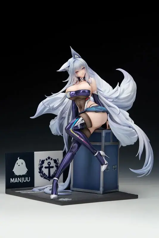 『アズールレーン』より、「信濃」が着せ替え「寝待の銀輿」の姿でフィギュア化。LEDアクリル展示ケース付きスペシャル版も登場。 画像 7