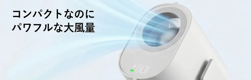 【新商品】360°回転クリップ付フマルチクリップファン―使い方自由自在！ 画像 2