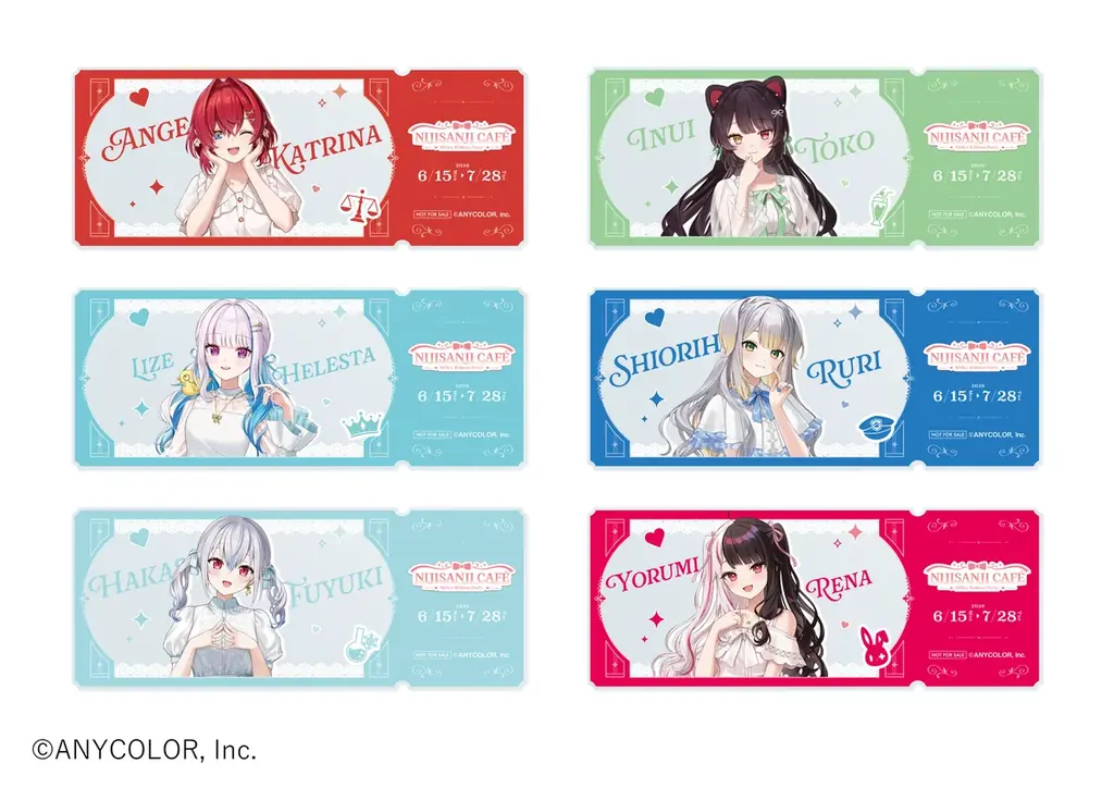 「にじさんじ」× and GALLERYコラボカフェが6月15日(月)〜池袋店・なんば1号店・名古屋1号店にて開催決定！ 画像 27