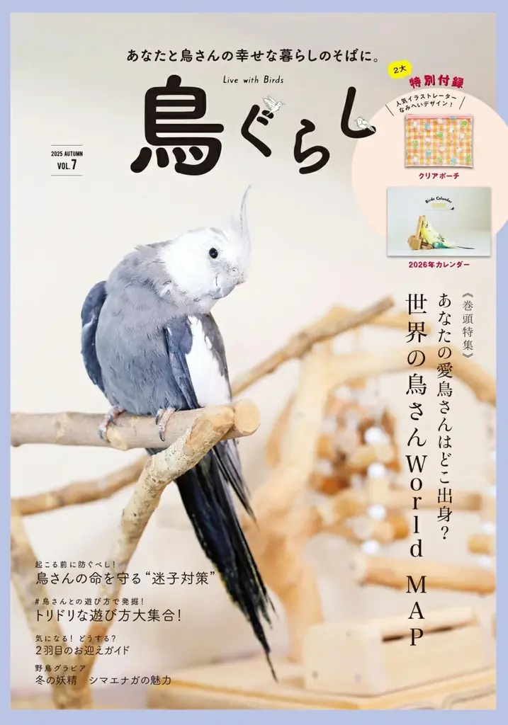 鳥との暮らしの情報源、『鳥ぐらし』バックナンバーを７冊セットでプレゼント！ 画像 4