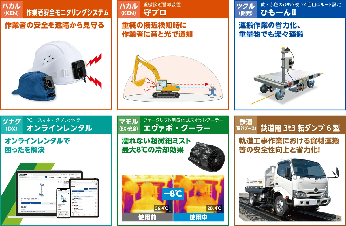 6月17日開幕｜レンタルのニッケン、CSPI2026でひも～んⅡ初展示