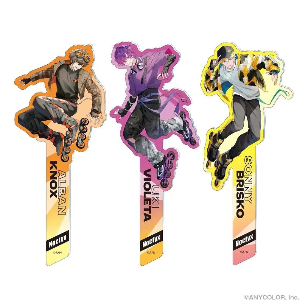 「NIJISANJI EN」に所属する「Noctyx（ノクティクス）」の「ローラースケート×Y2Kファッション」オリジナルグッズが全世界で発売決定！6月1日より予約販売開始 画像 10